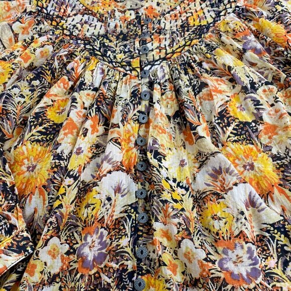 Free People Cool Meadow Peasant Blouse - Picture 8 of 15